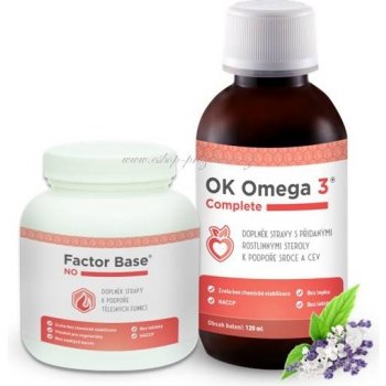 OKG Factor Base NO 150 g Omega 3 Complete 120 ml