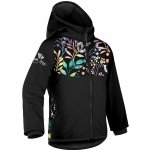 Unuo dětská softshellová bunda s fleecem Basic černá Podzimní bobule – Zboží Mobilmania