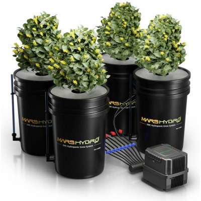 Hydroponický systém Mars Hydro DWC 4 – Hledejceny.cz