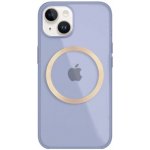 Pouzdro AppleKing lesklé transparentní s MagSafe iPhone 14 - fialové – Zboží Mobilmania