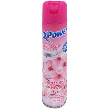 Q-Power Osvěžovač vzduchu Japonská zahdrada 2v1 300 ml