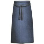 Link Kitchen Wear Kuchařská džínová zástěra se šněrováním modrý denim X989 – Hledejceny.cz