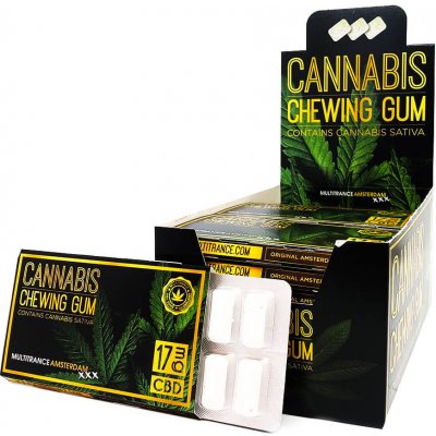 HempPlanet Konopné žvýkačky s příchutí eukalyptu 17 mg CBD, 17g – Hledejceny.cz