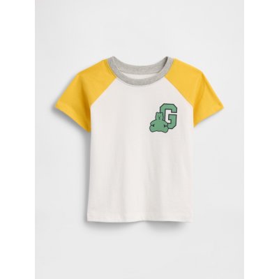 GAP Baby tričko Brannan Bear bílá – Zboží Mobilmania