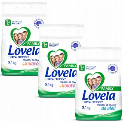 Lovela Prací prášek univerzální 3 x 2,1 kg – Zboží Mobilmania