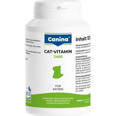 Canina Cat Vitamin Tabs 125 g – Hledejceny.cz