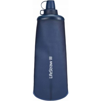 Lifestraw Peak Series Collapsible Squeeze Bottle 1L Mountain Blue LSPSF1MBWW
