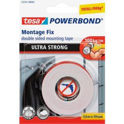 Tesa Powerbond Oboustranná lepicí páska 19 mm x 1,5 m