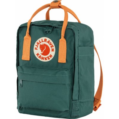 Fjällräven batoh Kanken Mini Arctic green/spicy orange