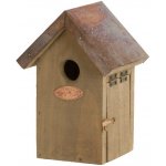 Esschert Design Dřevěná Budka "Best for Birds" antik 20 cm měděná střecha Střízlík obecný – Hledejceny.cz