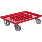 PK Group Vozík pod přepravky mřížka 4 otočná GU kolečka 100 Barvy: Červená – Zboží Mobilmania