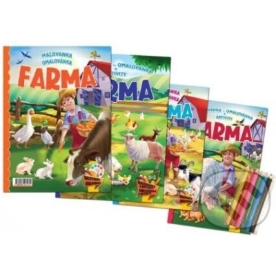 Foni Farma: Maľovanka aktivity komplet book