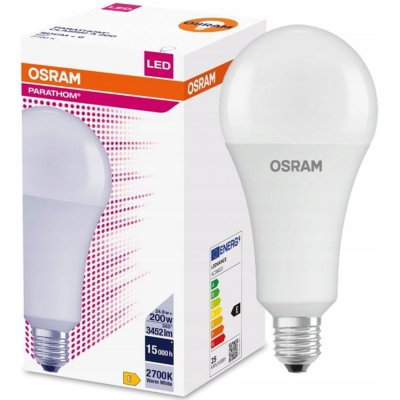 Osram LED žárovka E27 A90 24,9W = 200W 3452lm 2700K Teplá bílá – Zbozi.Blesk.cz