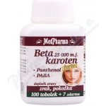 MedPharma Beta karot.10.000 m.j.Pant.+ Paba 107 kapslí – Hledejceny.cz