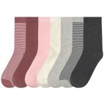 esmara dívčí ponožky 7 párů růžová/bílá/šedá – Sleviste.cz