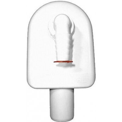 HL zápachová uzávěrka DN40 pro pračky a myčky - nástěnná, s bílou krytkou - HL410 – Hledejceny.cz