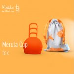Merula Menstruační kalíšek Fox oranžová velikost univerzální – Zboží Dáma