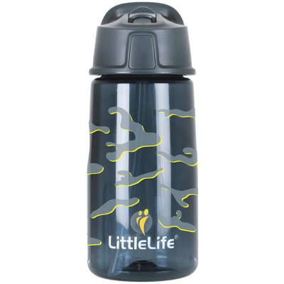 LittleLife Water Bottle Camo černá 550 ml – Zboží Mobilmania