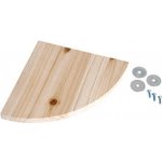 Karlie Flamingo Závěsná dřevěná rohová plošina do klece 22 x 22 x 2 cm – Zboží Dáma