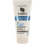 AA Cosmetics Men Sensitive gel pro intimní hygienu s hydratačním účinkem (HydraRetention System, Allantoin, Antibacterial Complex) 200 ml – Zboží Mobilmania