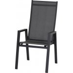 Siena Garden Tesoro Relax M29538 zahradní židle hliník, plast antracit (matný), černá, stříbrná – Hledejceny.cz