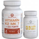 Pharma Activ Vitamín K2 MK-7 + D3 Forte 125 tablet + Vitamín D3 Forte 2000 IU 30 tablet – Hledejceny.cz