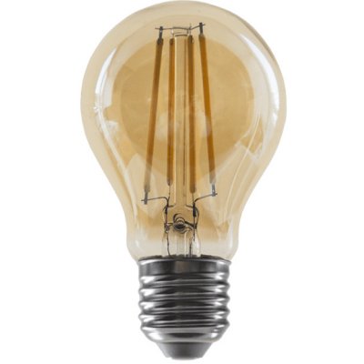 Diolamp LED Filament žárovka Amber A60 8W/230V/E27/2700K/900Lm/360°/Dim