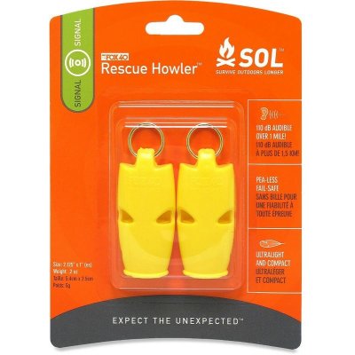 S.O.L. Survive Outdoors Longer Píšťalka S.O.L. Rescue Howler 2 ks – Hledejceny.cz