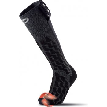 Therm-ic Vyhřívané ponožky PowerSock Heat Fusion V2 Černá / šedá