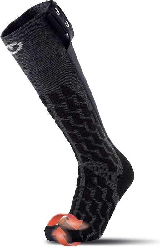 Thermic Therm-ic Vyhřívané ponožky PowerSock Heat Fusion V2 Černá / šedá