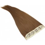 Clip in rychlopás kanekalon 61cm rovný - středně hnědá – Hledejceny.cz