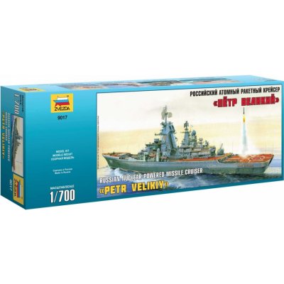 Zvezda Petr Veliký ruská bitevní loď ZV 9017 Sense innovations 1:700 – Zboží Mobilmania
