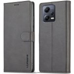 Pouzdro IMEEKE Peněženkové Xiaomi Redmi Note 12 5G / Poco X5 5G šedé – Zboží Mobilmania