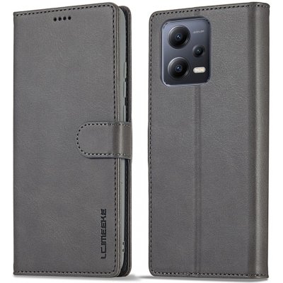 Pouzdro IMEEKE Peněženkové Xiaomi Redmi Note 12 5G / Poco X5 5G šedé – Zboží Mobilmania