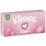 Kleenex Cosmetic papírové kapesníčky v krabičce 3-vrstvé 80 ks – Zboží Mobilmania