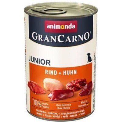 Animonda Grancarno dog Junior hovädzie a kura 6 x 400 g