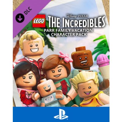 LEGO The Incredibles Parr Family Vacation Character Pack