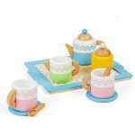 Bigjigs Toys Čajový set s podnosem – Zboží Dáma