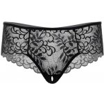 Daring Intimates Ella Crotchless Cheeky Panty Black – Zboží Dáma