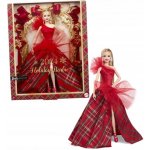 Mattel Barbie Signature Vánoční blondýnka HRM61 – Zboží Dáma