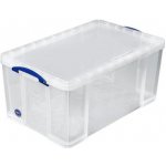 Really Useful box transparentní s víkem 84l – Hledejceny.cz