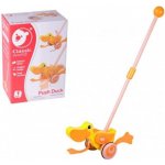 Teddies strkadlo Kačenka dřevo 55cm tlačící s tyčkou v krabici 20x29x13cm – Hledejceny.cz