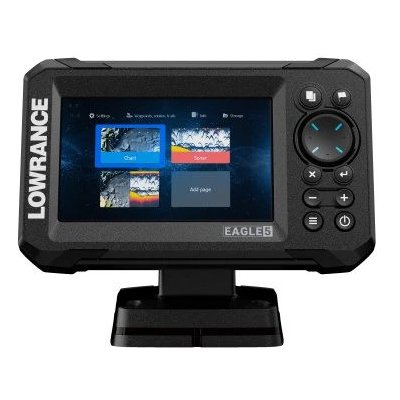 Lowrance eagle 5 se sondou 83/200 hdi + baterie a nabíječka – Zboží Dáma