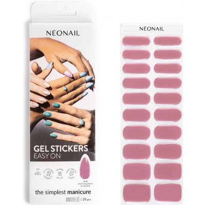 NeoNail Easy On Gel Stickers nálepky na nehty odstín M08 20 ks – Zboží Dáma