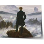 Sablio Plakát Poutník nad mořem mlhy - Caspar David Friedrich - 90x60 cm – Zboží Mobilmania