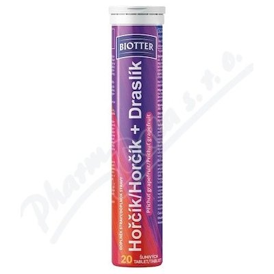 Diagnosis Biotter Hořčík + Draslík 20 šumivých tablet Grapefruit – Hledejceny.cz