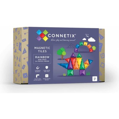 Connetix Magnetická stavebnice 24 ks – Zboží Živě