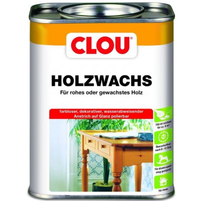 Clou W1 Holzwachs 0,75 l bezbarvý – Zboží Mobilmania