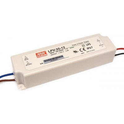 Meanwell Napájecí zdroj LPV-35-12 – Zboží Dáma