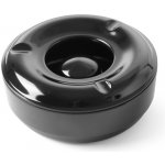 Hendi Černý popelník s víkem o průměru 146 mm 569757 czarny – Zboží Mobilmania